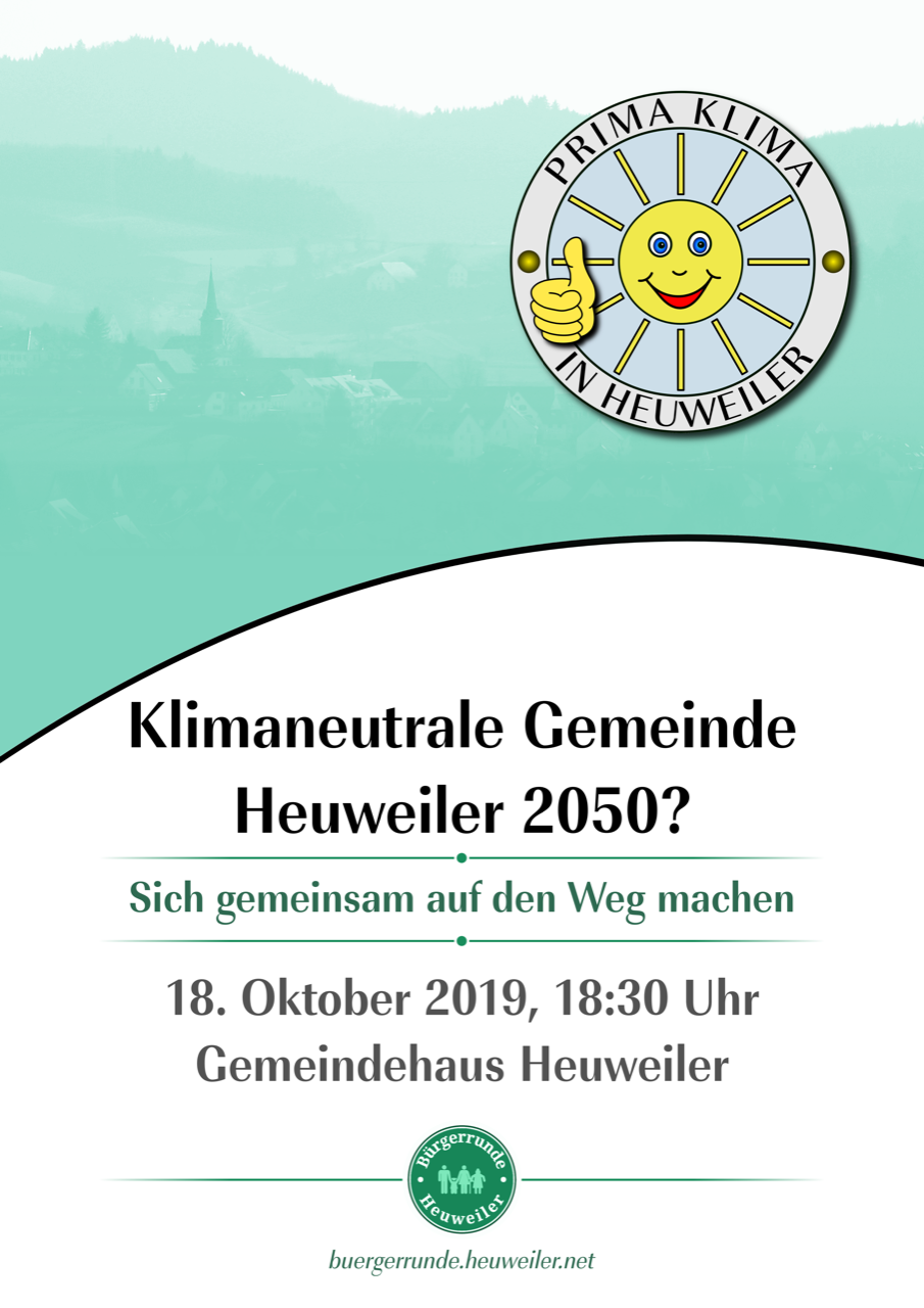 Klimaneutrale Gemeinde Heuweiler 2050?
