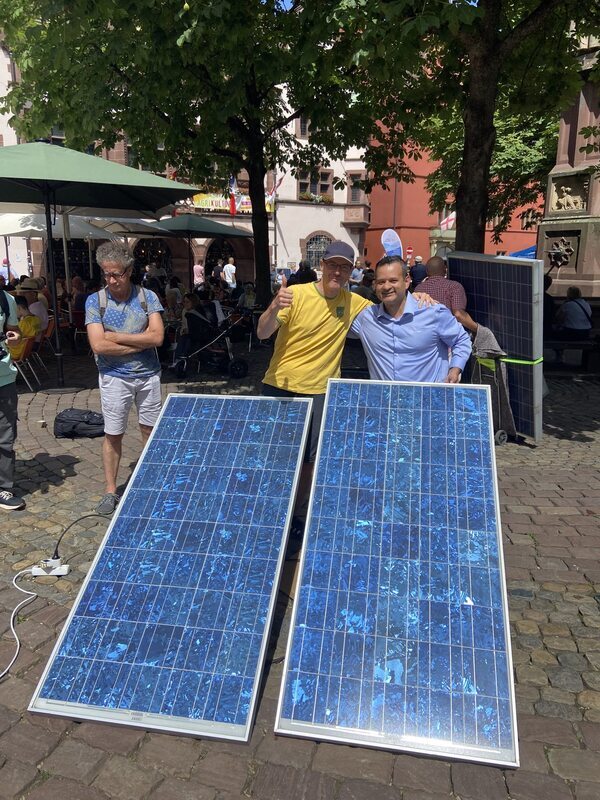 Zwei recycelte Stecker Solaranlagen jetzt in Heuweiler