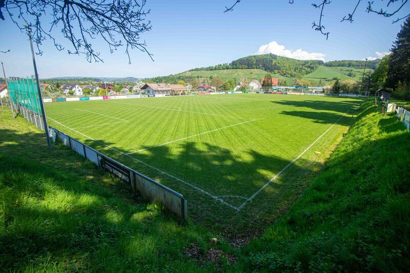 Sportplatz und Vereinsheim der DJK Heuweiler